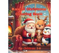 Kawaii Christmas Coloring Book: For Children: 3-8