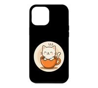 Kawaii Coffee Cat In Cup Case for iPhone 12 Pro Max
