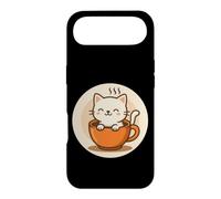 Kawaii Coffee Cat In Cup Case for iPhone Air