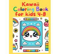 Kawaii Coloring Book for kids 4-8. Bold and Easy Manga Character Designs for Kids age 4-8. Simple and Cute (Bold & Easy)