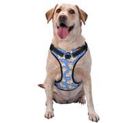Kawaii Corgi Pattern Dog Harness - Lightweight,Soft,Adjustable Small Harness and Leash Set, Suitable for Puppy Small and Medium-Sized Dog-Small