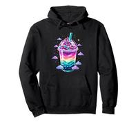 Kawaii Cosmic Boba Pullover Hoodie
