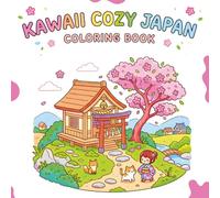 Kawaii Cozy Japan Coloring Book