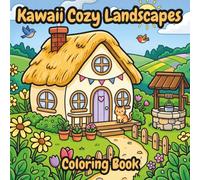Kawaii Cozy Landscapes Coloring Book