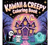 Kawaii Creepy: Adorable Monsters and Spooky Friends: Bold and Easy Illustrations for Imagination, Fun, and Creative Expression Coloring Book For Kids