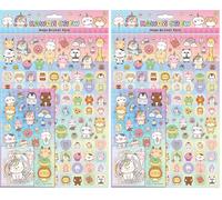 Kawaii Crew Mega Sticker Pack | Reusable | Three Types of Stickers (Around 150 Total) | Unisex | Age 3+ | Birthday Gifts, Stocking Filler, Arts & Crafts, Scrapbooking | Reusable on Non-Porous Surfaces