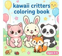 Kawaii Critters Coloring Book