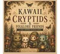 Kawaii Cryptids & Folklore Friends: A Cozy Cryptid Coloring Book