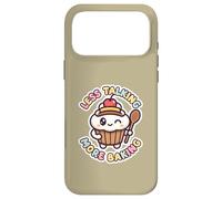 Kawaii Cupcake Less Talking More Baking Case for iPhone 17 Pro Max