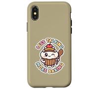 Kawaii Cupcake Less Talking More Baking Case for iPhone X/XS