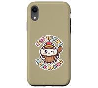 Kawaii Cupcake Less Talking More Baking Case for iPhone XR