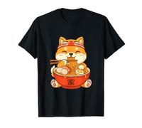 Kawaii Cute Anime Shiba Inu Dog Otaku Japan Ramen T-Shirt T-Shirt