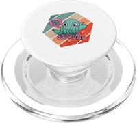 Kawaii cute Lovecraft Japanese text tentacles wings chibi PopSockets PopGrip for MagSafe