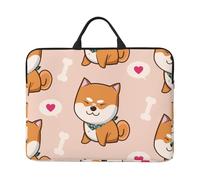 Kawaii Cute Shiba Inu, 14 Inch Laptop Sleeve, Notebook Bag Laptop Case Sleeve Briefcase with Handle