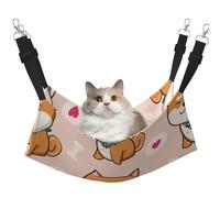 Kawaii Cute Shiba Inu,Cat Hanging Hammock Soft Double Sided Hanging Bed for Small Dogs Pet,M