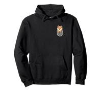 Kawaii Cute Shiba Inu in the Pocket Pullover Hoodie