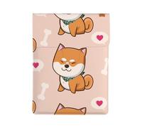 Kawaii Cute Shiba Inu, PU Leather Laptop Sleeve, Notebook Bag Laptop Case Sleeve Tablet Briefcase