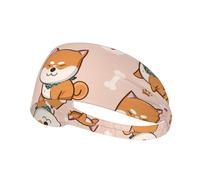 Kawaii Cute Shiba Inu,Sports Sweatband for Unisex Multi Headband Elastic Exercise Hairband