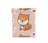 Kawaii Cute Shiba Inu, Squeeze Top Wallet Women Storage Bag Small Coin Purse Change Pouch