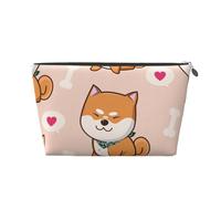 Kawaii Cute Shiba Inu, Toiletry Pouch Makeup Bag Cosmetic Bag Portable Travel Toiletry Bag