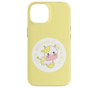 Kawaii cute Yellow cow, Kawaii Banana Milk Girl Case for iPhone 14