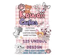 Kawaii Cuties Coloring Book: Fun & Easy Coloring Book for Kids Ages 4-10