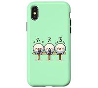Kawaii Dango Trio Singing Rice Dumplings Karaoke Case for iPhone X/XS