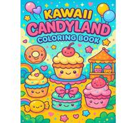 Kawaii Dessert Coloring Book: Adorable Sweets to Color: A Sweet Escape: 20 Pages of Cupcakes, Donuts, Cookies, and Candyland Magic (Color Me Kawaii!)