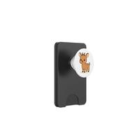 Kawaii Dik-Dik Cartoon Cute African Antelope Design PopSockets PopWallet for MagSafe