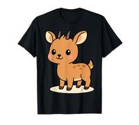 Kawaii Dik-Dik Cartoon Cute African Antelope Design T-Shirt