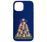 Kawaii Dog Christmas Tree Cartoon Animals Canine Case for iPhone 15