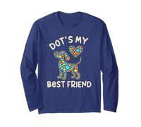Kawaii Dog DOT'S My Best Friend My Dogs Animal Art Rockstar Long Sleeve T-Shirt