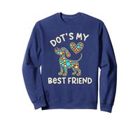 Kawaii Dog DOT'S MY BEST FRIEND My Dogs Animal Art Rockstar Sweatshirt