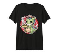 Kawaii Dragon with Filled Dumplings Premium T-Shirt