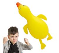Kawaii Duck Plush Figure - Inspired Gel Like Squeeze, Silicone Soft Resilient Build | Relax Your Mind Girls Birthday Party Favors, Reduction Handheld Comfort, Education