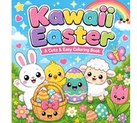 Kawaii Easter: A Cute & Easy Coloring Book