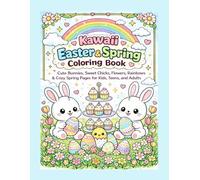 Kawaii Easter & Spring Coloring Book: Cute Bunnies, Sweet Chicks, Flowers, Rainbows & Cozy Spring Pages for Kids, Teens, and Adults (Holiday Kawaii Coloring Books)