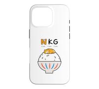 Kawaii Egg Yolk Cat Cute Tamago Kake Gohan Japanese Food Case for iPhone 16 Pro