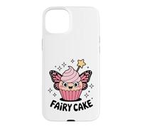 Kawaii Fairy Cupcake Butterfly Wings Wand Design Case for iPhone 15 Plus
