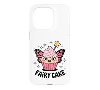 Kawaii Fairy Cupcake Butterfly Wings Wand Design Case for iPhone 15 Pro