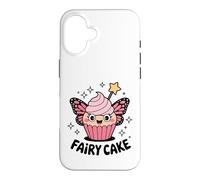 Kawaii Fairy Cupcake Butterfly Wings Wand Design Case for iPhone 16