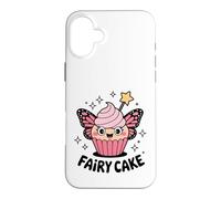 Kawaii Fairy Cupcake Butterfly Wings Wand Design Case for iPhone 16 Plus