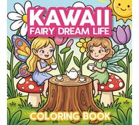 Kawaii Fairy Dream Life Coloring Book: Cozy and Cute Coloring Book for Kids and Adults
