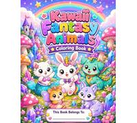 Kawaii Fantasy Animals Coloring Book: Magical Adventures