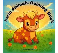 Kawaii Farm Animals Coloring Book