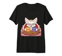 Kawaii Fennec Desert Fox with Mugs and Blanket Premium T-Shirt