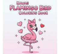 Kawaii Flamingo Bird Coloring Book