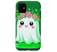 Kawaii Floral Ghost Halloween Spooky Cute Apparition Case for iPhone 11