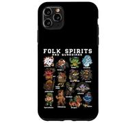 Kawaii Folklore Monsters Yokai Cryptids Mythology Creatures Case for iPhone 11 Pro Max