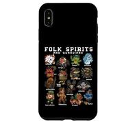 Kawaii Folklore Monsters Yokai Cryptids Mythology Creatures Case for iPhone XS Max
